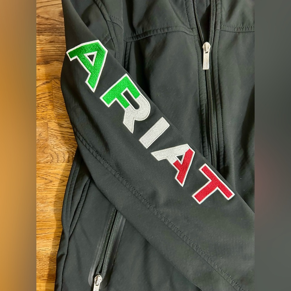 AriatTEK Team Softshell Jacket Mexico Flag ARIAT … - image 2